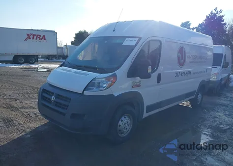 2017 Ram Promaster 2500 High Roof 159 Wb z USA, uszkodzony, nr VIN 3C6TRVDG1HE503327